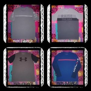 Bundle of 9 Mens Lg Under Armour Shirts